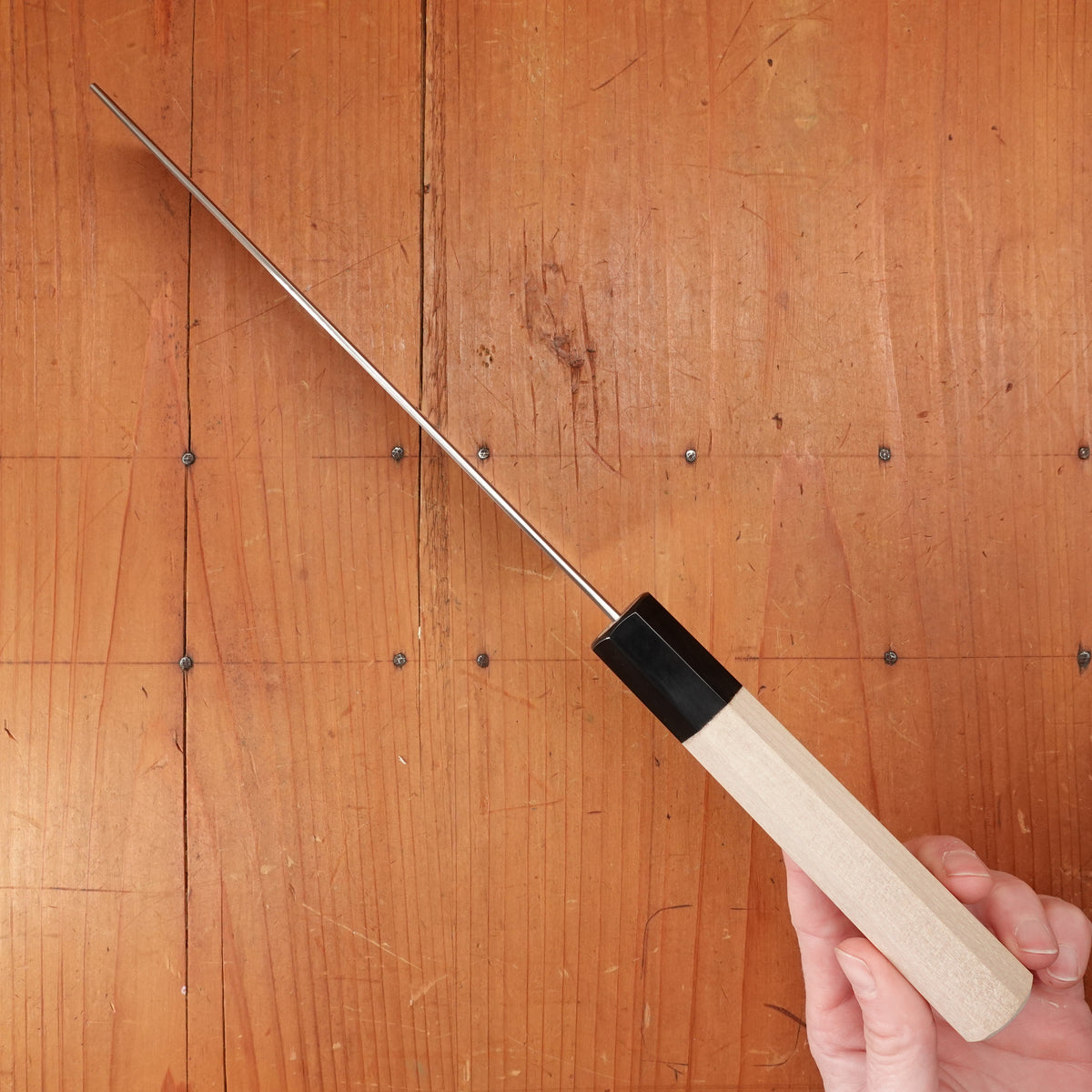 Hitohira Tanaka Ren 180mm Nakiri Shirogami 2 Ho Wood Handle