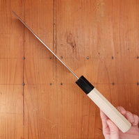 Hitohira Tanaka Ren 180mm Nakiri Shirogami 2 Ho Wood Handle