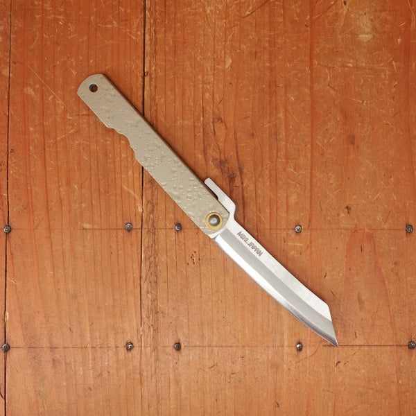 Shizuku Higonokami Stainless Rain Drop Brown