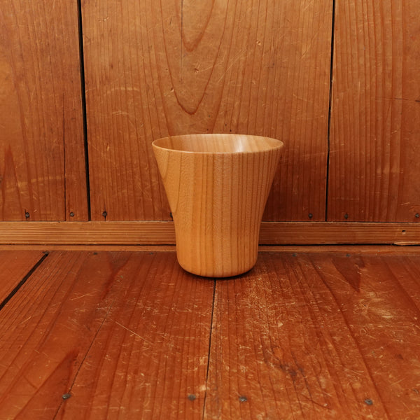 Keyaki Rappa Wood Handmade Japanese Cup