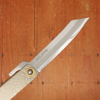 Shizuku Higonokami Stainless Rain Drop Brown