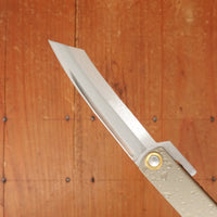 Shizuku Higonokami Stainless Rain Drop Brown