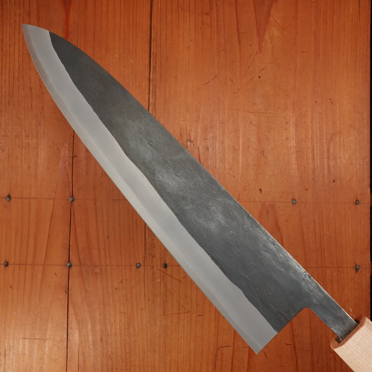 Hitohira TD 240mm Gyuto Stainless Clad Aogami 2 Kurouchi Walnut Handle