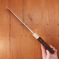 Hitohira TD 165mm Nakiri Stainless Clad Aogami 2 Kurouchi Wenge Handle