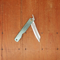Shizuku Higonokami Stainless Rain Drop Green