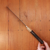 Hitohira TD 165mm Nakiri Stainless Clad Aogami 2 Kurouchi Wenge Handle