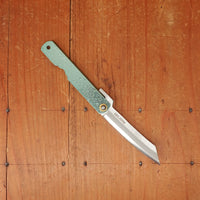 Shizuku Higonokami Stainless Rain Drop Green