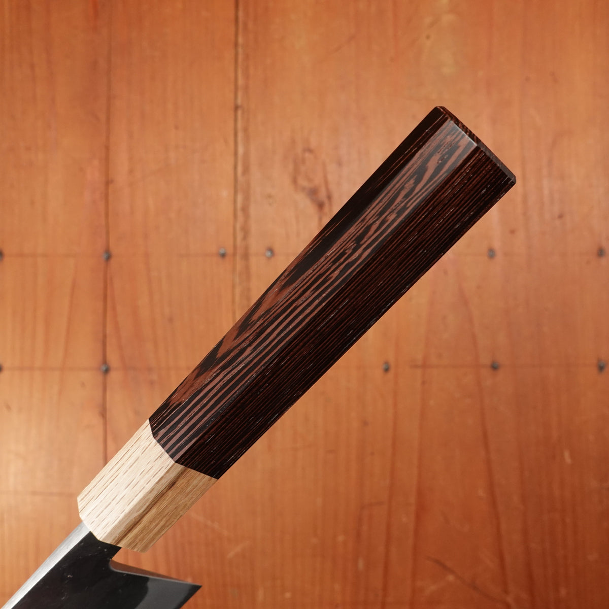 Hitohira TD 165mm Nakiri Stainless Clad Aogami 2 Kurouchi Wenge Handle