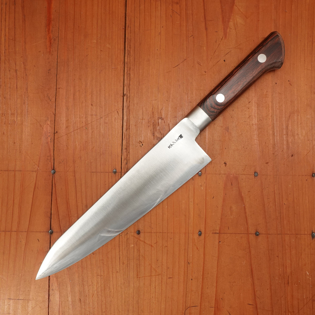 Kogetsu Mandai 210mm Gyuto Stainless Imitation Mahogany