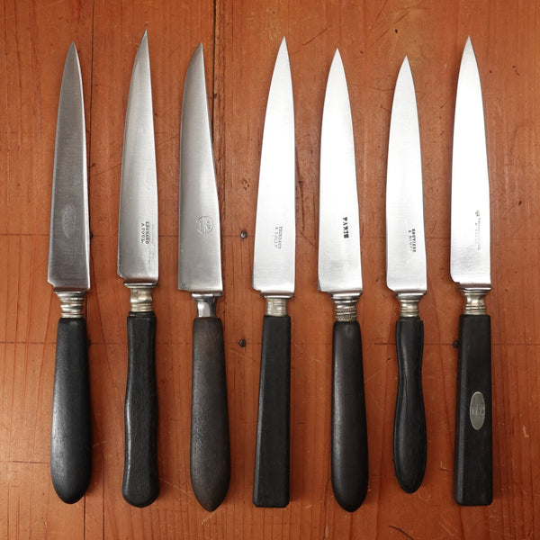 Assorted BC Historically Inaccurate 5-5.5 Paring Knives Carbon Steel France