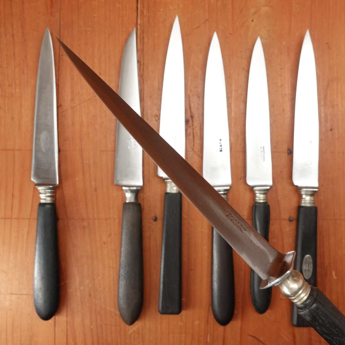 Assorted BC Historically Inaccurate 5-5.5 Paring Knives Carbon Steel France