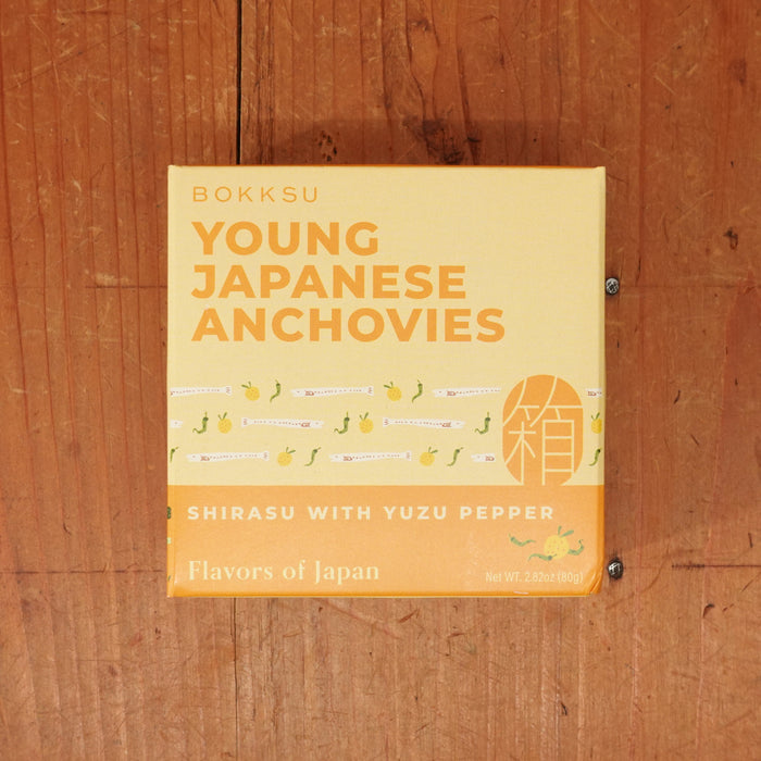 Japanese Shirasu Anchovies with Yuzu Pepper - 80ml