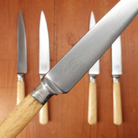 Assorted BC Historically Inaccurate J A Henckels 5-5.5" Paring Knives Carbon Steel Cow Bone Handle Solingen, Germany