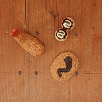 Ceramic Chopstick Rests Set of 3 (Japanese comfort foods)