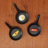 Ceramic Chopstick Rests Set of 3 (Skillet foods)