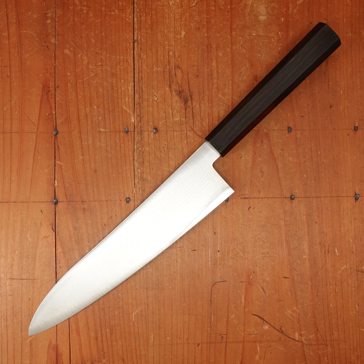 Hitohira Imojiya TH 210mm Gyuto Aogami Super Ebony Handle