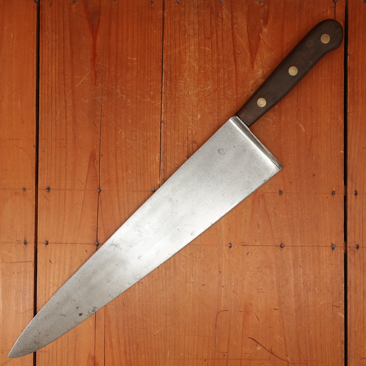 LF&C 14.5" Chef Carbon Steel Re-Handled W Cosmetic Issues USA 1920s-50s