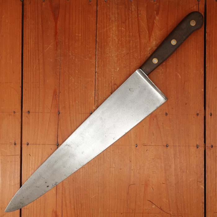 LF&C 14.5" Chef Carbon Steel Re-Handled W Cosmetic Issues USA 1920s-50s
