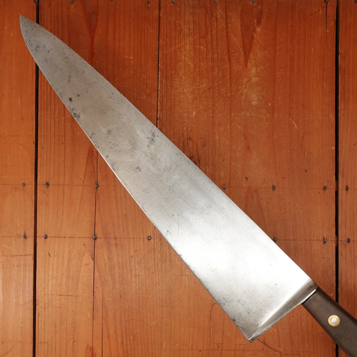 LF&C 14.5" Chef Carbon Steel Re-Handled W Cosmetic Issues USA 1920s-50s