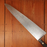 LF&C 14.5" Chef Carbon Steel Re-Handled W Cosmetic Issues USA 1920s-50s