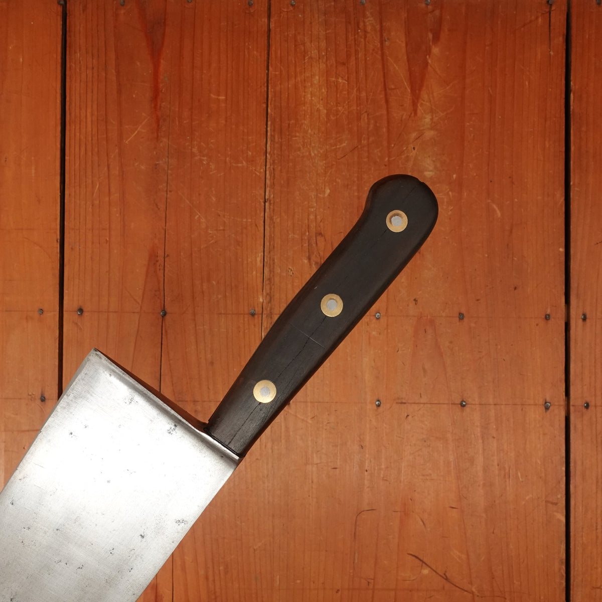 LF&C 14.5" Chef Carbon Steel Re-Handled W Cosmetic Issues USA 1920s-50s