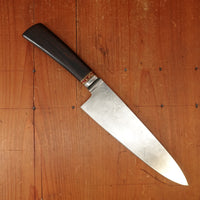 David Boye 8" Chef Knife Dendritic Cast Stainless Etched By Francine Larstein Cocobolo Handle by Todd Kopp