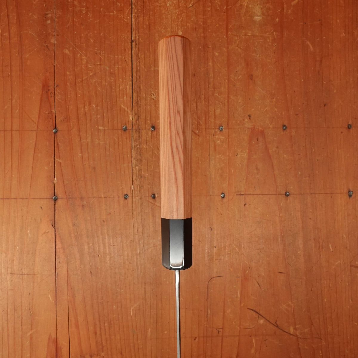 Isamitsu 165mm Nakiri Stainless Clad Shirogami 1 Kurouchi Yakusugi Cedar Handle