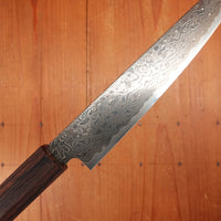 New Old Stock Konosuke Sakai Keiai NT 150mm Petty Stainless Black Damascus Khii Rosewood Handle