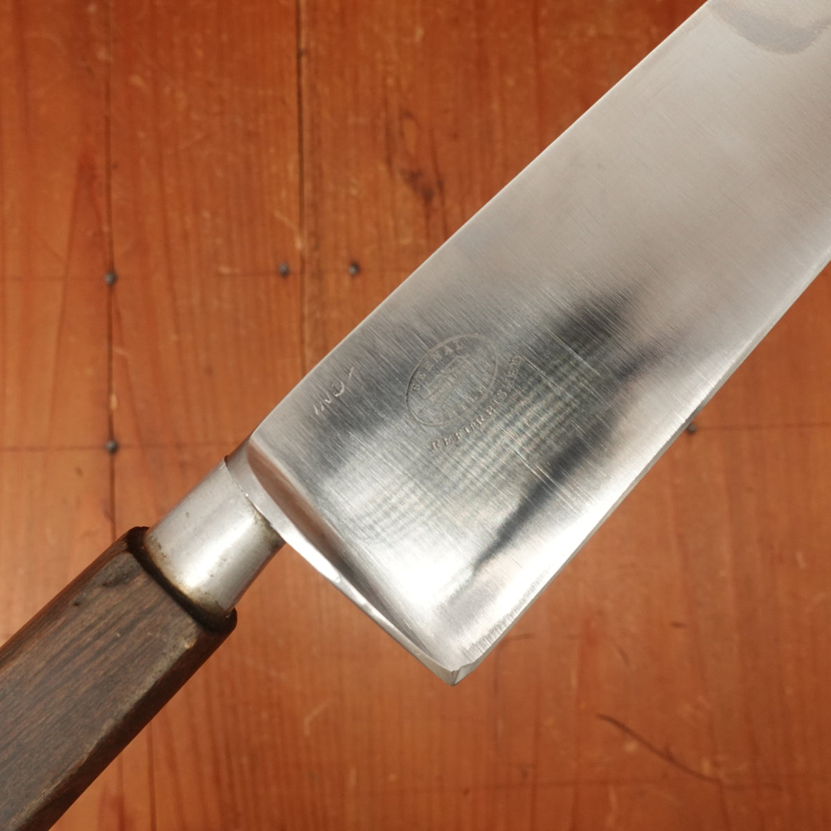 The Exclusive Cutlery Shop (SF) T.E.C.S. 8" Chef Knife Stainless Nogent France 1950s /60s