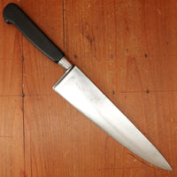 K Sabatier 9" Chef Knife Cuisine Masssive (Nogent) Carbon Steel Ebony Thiers 1900s-30s