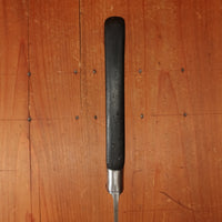 K Sabatier 9" Chef Knife Cuisine Masssive (Nogent) Carbon Steel Ebony Thiers 1900s-30s
