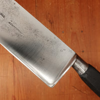 K Sabatier 9" Chef Knife Cuisine Masssive (Nogent) Carbon Steel Ebony Thiers 1900s-30s