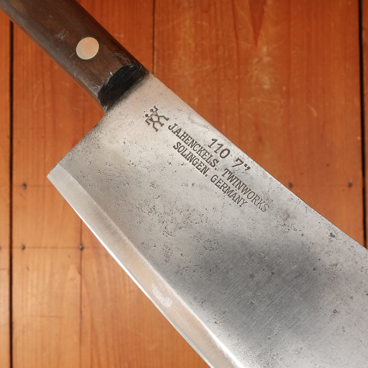 J A Henckels 110 7" Cleaver Laminated Carbon Steel Solingen 20 OZ 1950s?