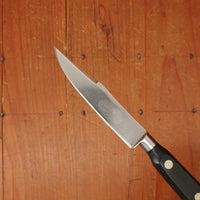 Sabatier Trompette / Ekco Ancienne Maison 3.25" Clip Point Paring Knife Forged Stainless Gutta Percha 1950-60s