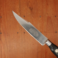 Sabatier Trompette / Ekco Ancienne Maison 3.25" Clip Point Paring Knife Forged Stainless Gutta Percha 1950-60s