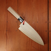 Hitohira Togashi 150mm Deba Shirogami 2 Ho Wood with Saya