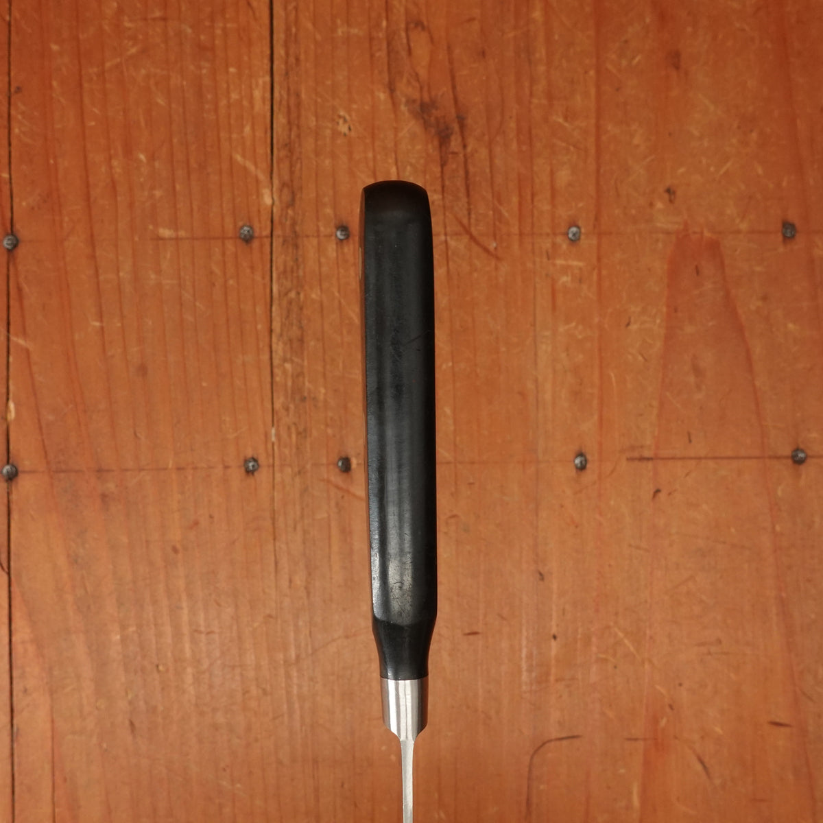 Sabatier Trompette / Ekco Ancienne Maison 3.25" Round Tip Paring Knife Forged Stainless Gutta Percha 1950-60s