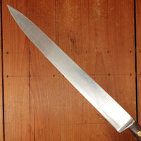 New Old Stock Stanley Rogers 12" Canadian Slicer Flexible Double Shear Steel Carbon France ~1930s-60s Blade & Handle Marked