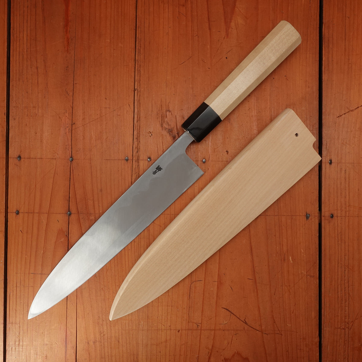 Hitohira Kikuchiyo Manzo 240mm Mioroshi Deba Aogami 2 Ho Wood with Saya