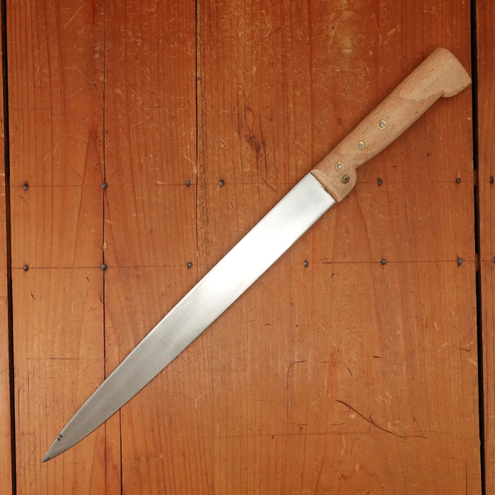 New Old Stock Au Nain 11" Semi-Flex Plate Semelle Slicer Carbon Rosette Beechwood St. Remy, Thiers, France 1950s