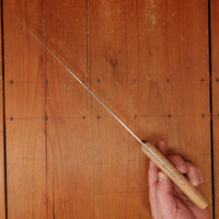 New Old Stock Au Nain 11" Semi-Flex Plate Semelle Slicer Carbon Rosette Beechwood St. Remy, Thiers, France 1950s