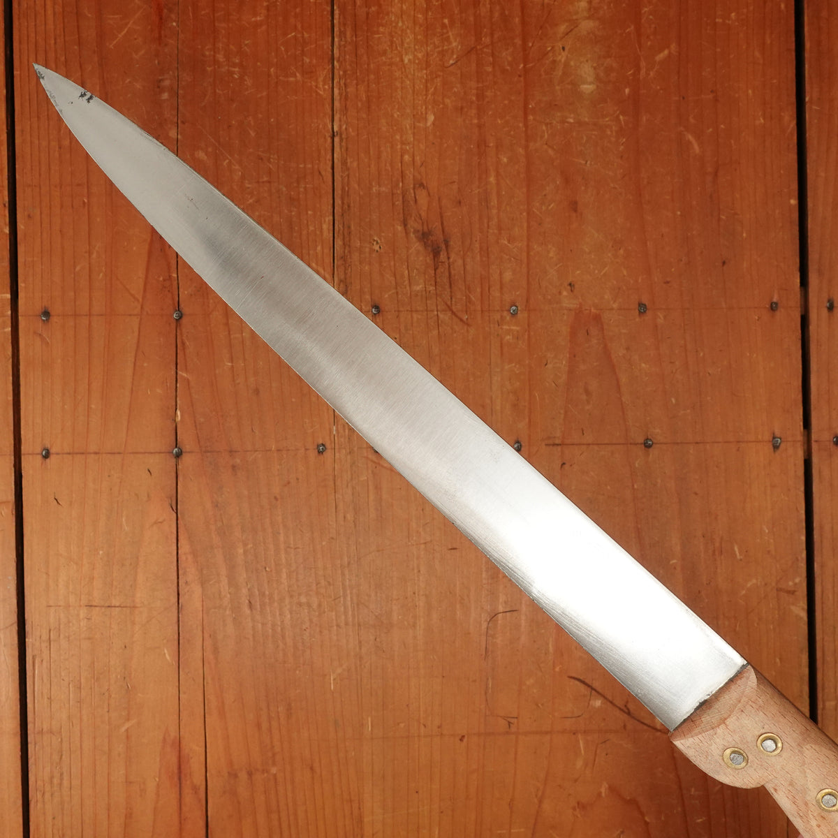 New Old Stock Au Nain 11" Semi-Flex Plate Semelle Slicer Carbon Rosette Beechwood St. Remy, Thiers, France 1950s