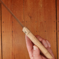 New Old Stock Au Nain 11" Semi-Flex Plate Semelle Slicer Carbon Rosette Beechwood St. Remy, Thiers, France 1950s