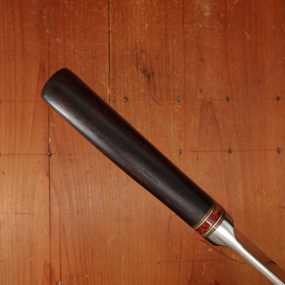 David Boye 8" Chef Knife Dendritic Cast Stainless Etched By Francine Larstein Cocobolo Handle by Todd Kopp