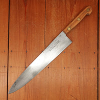 Ontario Knife Co 12" Chef Knife Carbon Steel Beech USA 1953