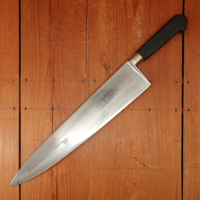 New Old Stock PD Sabatier Acier Fondu Nogent / Cuisine Massive 35cm / 13.75" Chef Carbon 1930s?