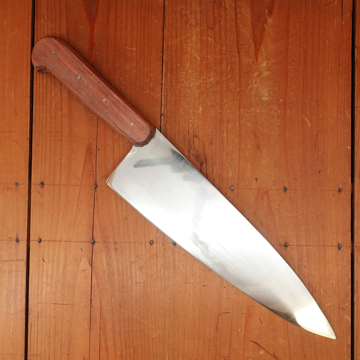 La Cornue 11.5" Chef de Chef / Lobster Splitter Stainless Rosewood France 1990s-2010?