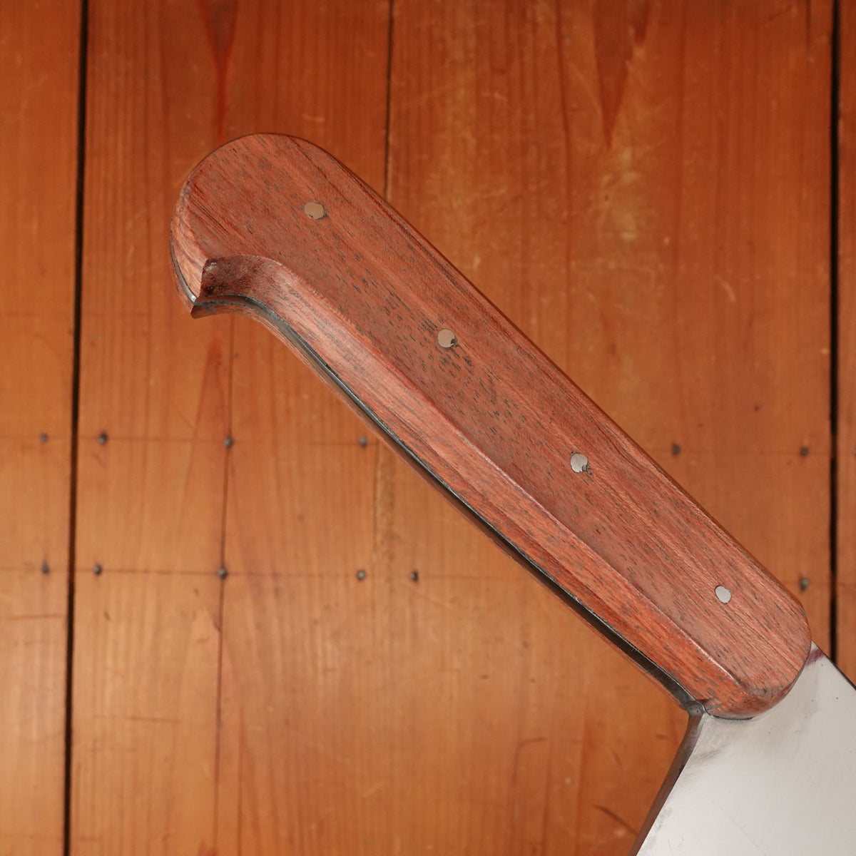 La Cornue 11.5" Chef de Chef / Lobster Splitter Stainless Rosewood France 1990s-2010?