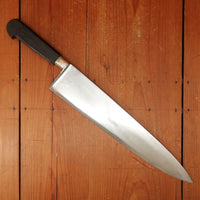 *Light Mark* New Old Stock PD Sabatier Acier Fondu Nogent / Cuisine Massive 35cm / 13.75" Chef Carbon 1930s?