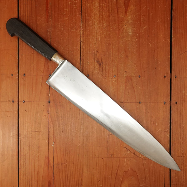 *Light Mark* New Old Stock PD Sabatier Acier Fondu Nogent / Cuisine Massive 35cm / 13.75" Chef Carbon 1930s?